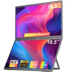 Uperfect 18.5" Dual Portable Monitor Fold Screen Extender For Laptop Pc. Fixed Price $233.99.