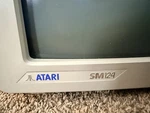 Atari Sm124 Monitor July 1985 Power Tested No Cord Attached 13 Pin Din. Fixed Price $179.00.