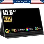 Eviciv True 4k Portable Monitor Qled 15.6" 3840*2160 100% Adobe Rgb Hdr Screen A. Fixed Price $89.99.
