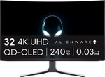 Alienware - Aw3225qf 32" Qd-oled Curved 4k Uhd 240hz .03-ms G-sync Compatible.... Fixed Price $849.99.