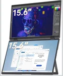 Yubwvo Dualviews Dual Screen 15.6" Foldable Portable Monitor. Fixed Price $174.95.