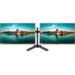 Dual Lenovo Thinkvision P24h-10 23.8 Wide Qhd Usb C Monitor With Arm Stand. Fixed Price $192.68.