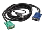 Apc Ap5822 3.66m Black Usb-a Hd-15 165mm 50mm Integrated Rack Lcd/kvm Usb. Fixed Price $144.21.