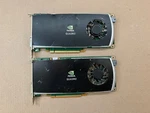 Lot Of 2 Dell Nvidia Quadro Fx3800 1gb Gddr3 Graphics Card. Fixed Price $25.00.