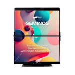 Mobile Pixels Inc. Geminos Dual 24" Vertical Stacked Monitor New Open Box. Fixed Price $499.99.