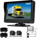 12-24v 7" Tft Lcd Car Monitor 4pin Hd Backup Camera For Truck Bus Van Trailer Rv. Fixed Price $63.99.