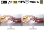Hewlett Packard 524sf Series 5 24" Fhd 100hz 1500:1 5ms Ips Dual Monitor Bundle. Fixed Price $279.98.