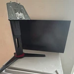 Onn 27-inch Computer Monitor With Stand Black Red 16:9 Hdmi Model 100094417. Fixed Price $110.00.