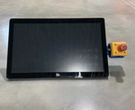 Elo Et2202l 22" Monitor W/ Ergotron Mount & Balluff Bam02ha E-stop *read*. Fixed Price $299.99.