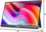 Arzopa Portable Monitor, 16.1'' Laptop Monitor In Original Packaging. Fixed Price $74.99.