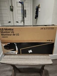 Lg 24" Monitor 24bk430. Fixed Price $125.00.