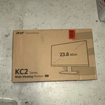 Acer 23.8" Kc242y Fhd Widescreen Gaming Monitor 100hz. Fixed Price $60.00.