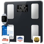 Ge Smart Scale Digital Bathroom, Body Weight & Fat, Led Display, Bluetooth. Fixed Price $54.48.