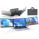 Apildella 15.6 Triple Laptop Screen Extender, 1080p Fhd Portable Dual Monitor. Fixed Price $336.00.