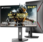 Sansui 25" Qhd 2560x1440 Ips Led Gaming Monitor, 300hz, Flat, Es-g25f6q-pro. Fixed Price $95.00.