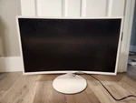 Samsung 27" Curved Monitor C27f391fhn White 1920x1080 Hdmi Vga Used - Read Desc. Fixed Price $50.00.