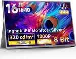 Ingnok 16inch Portable Monitor, (silver) Travel Monitor For Laptopyn03s W/ Cover. Fixed Price $79.99.