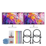 Hp 527sf 27" 16:9 Fhd 1080p Ips Slim Monitor Bundle. Fixed Price $432.95.