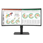 Lg 34'' 34bn770-b Taa Ips Qhd Ultrawide Curved Monitor 3440x1440 Hdr10 Black. Fixed Price $453.99.