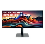 Lg Ultrawide 34" Wqhd Hdr 10 120hz 5ms Curved Monitor Black 34u62tb-b 2025 Model. Fixed Price $229.99.