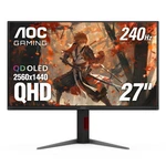 Gaming Monitor 27 Qd Oled 2560x1440 240hz 0.03ms Aoc Q27g4zd Hdmi Display. Fixed Price $650.99.