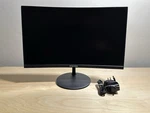 Viotek Myaeq 24" Curved Lcd Monitor, 1920x1080, Hdmi, Vga, 75hz, Black. Fixed Price $115.50.
