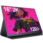 Eviciv 16" 2k 120hz Portable Monitor 2560*1600 Display Qhd Extend Screen. Fixed Price $69.99.