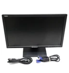 Lenovo Thinkvision Lt2024wa 20" Widescreen Lcd Monitor Vga Dvi W/cables & Stand. Fixed Price $39.99.