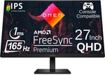 Hp Omen 27q 27" Qhd Gaming Monitor 165hz Ips 1ms Freesync Dp Hdmi (renewed). Fixed Price $146.99.