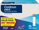 Ascensia Contour Next Blood Glucose Test Strips For Diabetes 70 Count (1 Pack). Fixed Price $41.17.