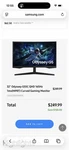Samsung Odyssey G55c 32" Qhd 165hz 1ms Curved Gaming Monitor Ls32cg552enxza. Fixed Price $150.00.