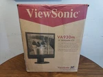 Retro Lcd Monitor - Viewsonic Va930m 19" Monitor- 1028 X 1024 Sxga Orignal Box. Fixed Price $174.99.