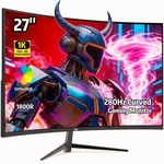 Gaming Monitor 27 Inch Curved 280hz Fhd 1080p 1ms Zza Z27h Black 1800r Computer. Fixed Price $154.99.