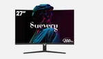 Suevery 27" Curved Gaming Monitor Fhd 1080p, 200hz, Freesync, Frameless. Fixed Price $103.99.