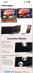 Royy 14-inch Ips Lcd Portable Monitor 1080p Usb-c Hdmi Black. Fixed Price $20.00.