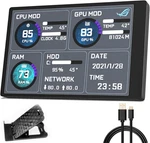 English Version Computer Temp Monitor, Argb Pc Case Display, Ips Usb Mini Screen. Fixed Price $58.99.