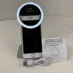 Ebay Led Ring Light Clip-on Phone Tablet Laptop 3.25" Zoom Mtg Video Conference. Fixed Price $20.00.