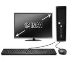 Hp Elite G1 Desktop Pc 16gb 19" Lcd Monitor Wifi Ready Windows 10. Fixed Price $199.99.