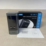 Raycue 15 In 1 Laptop Docking Station 3 Monitors, Triple 8k 15-in-1, Grey. Fixed Price $79.99.