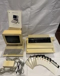 Apple Iic Vintage Computer W/ Monitor, Imagewriter Ii Printer, Disks (a2s4100). Fixed Price $1100.00.
