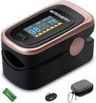 Oxygen Saturation Monitor, Wrinery Premium Pulse Oximeter Fingertip, Moni. Fixed Price $37.49.