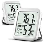 Antonki 2 Pack Room Thermometer For Home, Hygrometer Indoor Humidity Meter Ga.... Fixed Price $13.87.