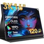 Uperfect 16 Oled 120hz Gaming Monitor 2880x1800 3k Portable 100% Dci-p3. Fixed Price $269.99.