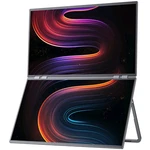 Uperfect 23.8" 100hz Dual Screen Portable Monitor Gaming Extender Display 1080p. Fixed Price $319.99.