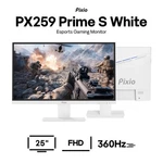 Pixio Px259 Prime S White 24.5" 360hz 1080p 1ms Gtg Esports Gaming Monitor. Fixed Price $159.99.