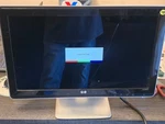 Hp 2009m Lcd Monitor With Power Cord - Small Chip See 2nd Pic. Fixed Price $49.99.