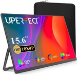 Uperfect 15.6" Portable Monitor 1920*1080 Second Display Travel W/stand. Fixed Price $59.99.