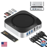 Baozee Mac Mini M4 Dock With Nvme Ssd Enclosure, Docking Station Dual Monitor Fo. Fixed Price $64.03.