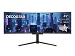 Deco Gear 49" Qd-oled Ultrawide Monitor, 5120x1440 Dqhd, 144hz, 0.03ms. Fixed Price $700.00.