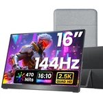 Kksmart Portable Monitor 16 Inch 2.5k Qhd 100 Srgb 120hz, Travel For. Fixed Price $339.24.